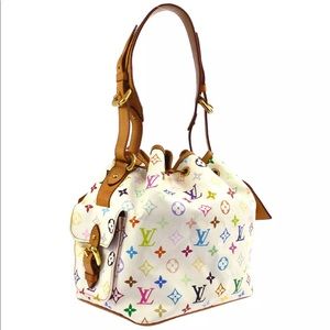 TAKASHI MURAKAMI X LOUIS VUITTON BLACK NOÉ PETITE